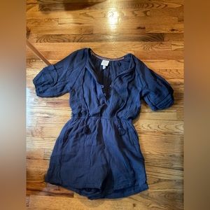 Navy blue romper